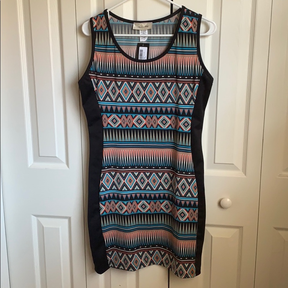 Geometric Sheath Dress NWT